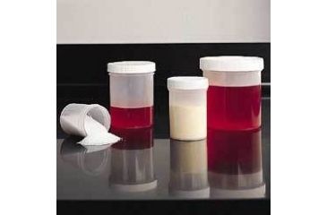 Image of Taral Plastic Round Bottles, Polypropylene, Wide Mouth 16196-080