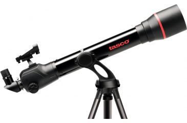 Image of Tasco Telescope 70x800mm Space Station Black Refractor Telescope with AZ Red Dot Finderscope, 49070800