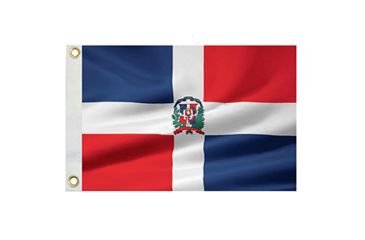 Image of Taylor Made Republic Flag 12in x 18in Nylon Dominican, 93070