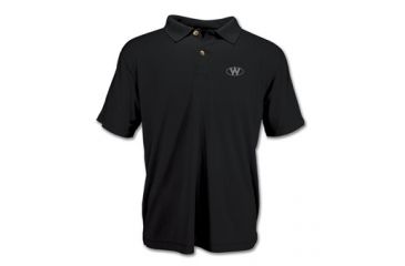 Image of Team Wendy Transpiration Polo Shirt, Black, Small, 94-POLO-D2-BK-SM