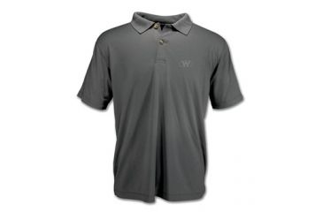 Image of Team Wendy Transpiration Polo Shirt, Titanium, Small, 94-POLO-D2-TI-SM