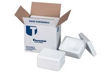 Image of Tegrant Thermosafe Thermosafe Thick And Thin Wall Insulated Shippers, Case of 1, Expanded Polystyrene, Thermosafe Brands Thick Wall, Foam Only, 445