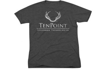 Image of TenPoint Crossbow Technologies Logo Tee - Charcoal, Large HCA-66015-L