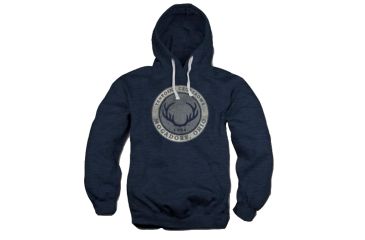 Image of TenPoint Crossbow Technologies Round Logo Hoodie, Navy, Small HCA-66717-S