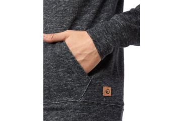 Image of Tentree Arpen Raglan Hoodie, Womens, Meteorite, Extra Small, FA18-WLARP-BLK-XS