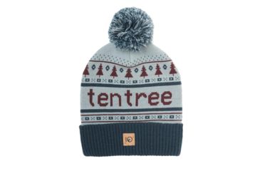 Image of Tentree Cabin Pom Beanie, Dark Ocean Blue, One Size, TAU1574-0439-ONE