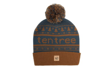 Image of Tentree Cabin Pom Beanie, Rubber Brown, One Size, TAU1574-0459-ONE