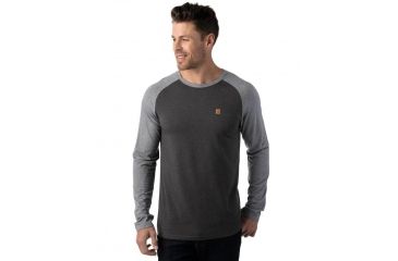 Image of Tentree Cheam Modal Long Sleeve, Mens, Charcoal Gray/Lunar Rock, S SP18-MLCHE-GRY1-S