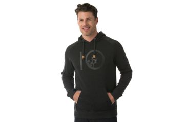 Image of Tentree Classic Ten Hoodie Fleece Hoodie, Mens, Phantom, XXL SP18-MFVIN-BLK-XXL