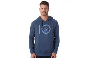 Image of Tentree Classic Ten Hoodie Fleece Hoodie, Mens, Vintage Indigo, XXL SP18-MFVIN-BLU-XXL