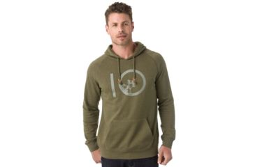 Image of Tentree Classic Ten Hoodie Fleece Hoodie, Mens, Olive Night, L SP18-MFVIN-GRN-L