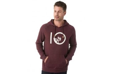 Image of Tentree Classic Ten Hoodie Fleece Hoodie, Mens, Catawba Grape, S SP18-MFVIN-RED-S