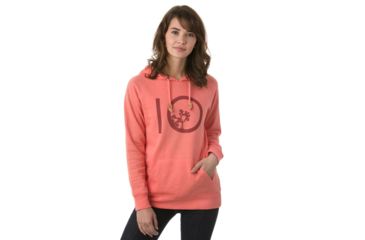 Image of Tentree Classic Ten Hoodie Fleece Hoodie, Womens, Burnt Coral, XXL SP18-WFVIN-PNK-XXL