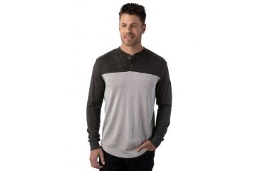 Image of Tentree Dakar Tencel French Terry Long Sleeve, Mens, Lunar Rock/Phantom, S SP18-MLDAK-GRY-S