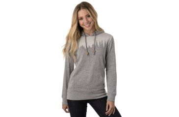 Image of Tentree Juniper Fleece Hoodie, Womens, Lunar Rock, XXL SP18-WFJUN-GRY-XXL