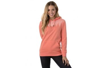 Image of Tentree Juniper Fleece Hoodie, Womens, Burnt Coral, L SP18-WFJUN-PNK-L