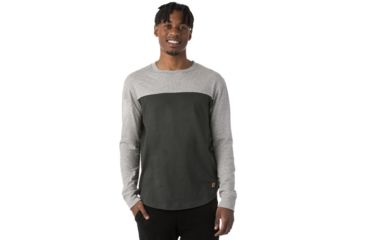 Image of Tentree Moab Organic Long Sleeve, Mens, Phantom/Lunar Rock, S SP18-MLMOA-BLK-S