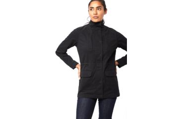 Image of Tentree Node Canvas Jacket, Womens, Meteorite, Extra Small, FA18-WONOD-BLK-XS
