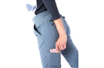 Image of Tentree Pacific Eco-Stretch Canvas Pants, Womens, Blue Mirage, Extra Small, FA18-WPPAC-BLU-XS