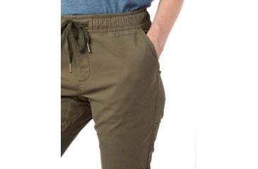 Image of Tentree Pacific Eco-Stretch Canvas Pants, Womens, Olive Night, Extra Large, FA18-WPPAC-GRN-XL