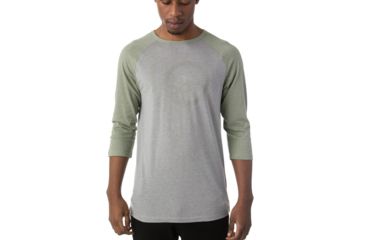 Image of Tentree Planters Tri-blend 3.25 Sleeve, Mens, Lunar Rock/Seagrass, M SP18-MLPLA-GRY-M