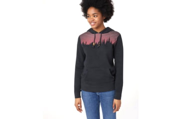 Image of Tentree Sunset Juniper Hoodie - Womens, Meteorite Black Heather, L, TCW1783-0451-L