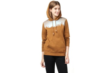 Image of Tentree Sunset Juniper Hoodie - Womens, Rubber Brown Heather, S, TCW1783-0461-S