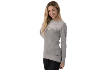 Image of Tentree Twilight Fleece Crew, Womens, Lunar Rock, M SP18-WFTWI-GRY-M