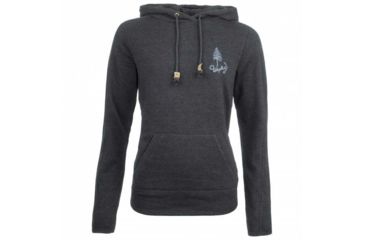 Image of Tentree Unplug Fleece Hoodie, Womens, Meteorite, Extra Small, FA18-WFUNP-BLK-XS