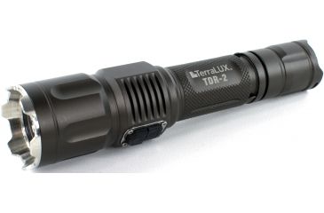 Image of Lightstar Tactical TDR-2 Rechargable Flashlight, Stealth Grey TLF-TDR-2