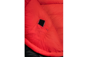 Image of TETON Sports ALTOS 0 F Down-Filled Mummy Sleeping Bag, Black/Red, 2202BK