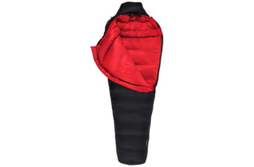 Image of TETON Sports ALTOS 0 F Down-Filled Mummy Sleeping Bag, Black/Red, 2202BK