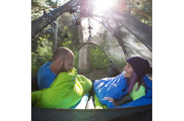 Image of TETON Sports ALTOS 20 F Down-Filled Mummy Sleeping Bag, Blue/Grey, 2201BL