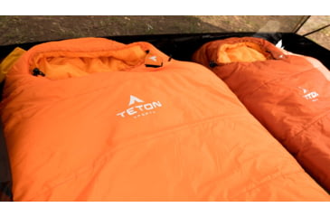 Image of TETON Sports ALTOS-S 0 F Mummy Sleeping Bag, Orange, 1169