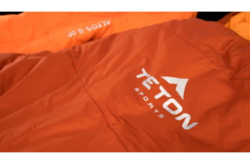 Image of TETON Sports ALTOS-S 20 F Mummy Sleeping Bag, Burnt Orange, 1168