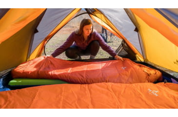 Image of TETON Sports ALTOS-S 20 F Mummy Sleeping Bag, Burnt Orange, 1168