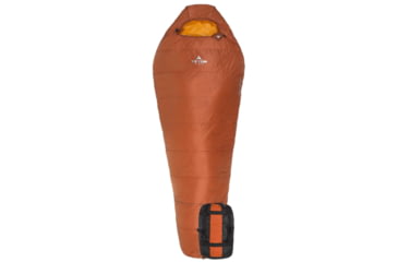 Image of TETON Sports ALTOS-S 20 F Mummy Sleeping Bag, Burnt Orange, 1168
