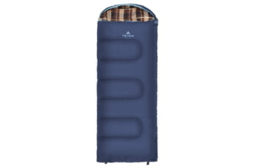 Image of TETON Sports Celsius Junior 20 F Sleeping Bag for Kids, Blue/Brown, Junior, 1051L