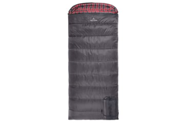Image of TETON Sports Celsius XXL 0 F Sleeping Bag, Left Zipper, Grey/Red, 2XL, 102L