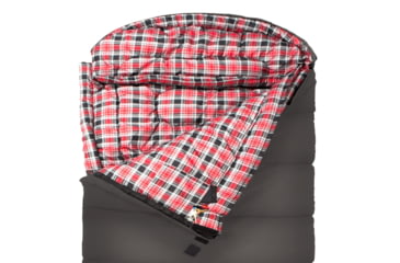 Image of TETON Sports Celsius XXL 0 F Sleeping Bag, Left Zipper, Grey/Red, 2XL, 102L