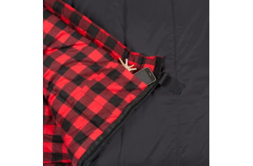 Image of TETON Sports Celsius XXL 0 F Sleeping Bag, Right Zipper, Black/Red, 2XL, 101R