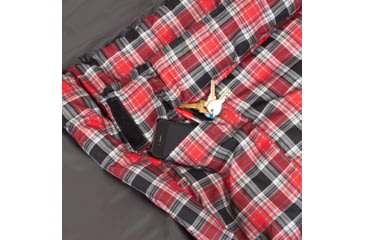 Image of TETON Sports Celsius XXL 0 F Sleeping Bag, Right Zipper, Grey/Red, 2XL, 102R