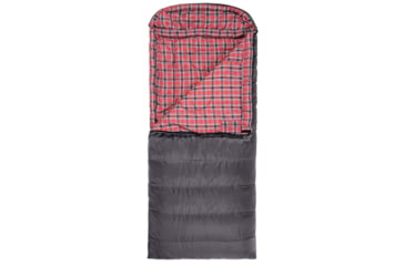 Image of TETON Sports Celsius XXL 0 F Sleeping Bag, Right Zipper, Grey/Red, 2XL, 102R