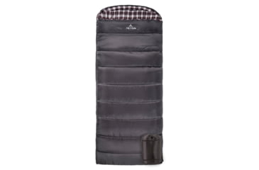 Image of TETON Sports Fahrenheit XXL -25 F Sleeping Bag, Grey/Red, 2XL, 1062L