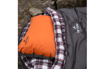 Image of TETON Sports Fahrenheit XXL -25 F Sleeping Bag, Grey/Red, 2XL, 1062L