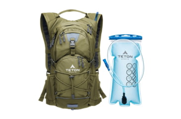 Image of TETON Sports Oasis 22L Hydration Pack with 3L Bladder, Olive, 2102SCOL