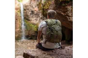 Image of TETON Sports Oasis 22L Hydration Pack with 3L Bladder, Olive, 2102SCOL