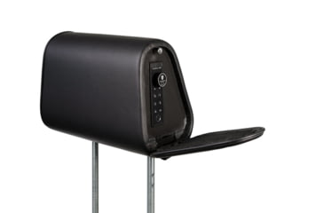 Image of The Headrest Safe Co. The Vulcan Bundle Right-Hand Driver Bundle, Leatherette, Black, HRBUNBL01RH