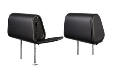 Image of The Headrest Safe Co. The Vulcan Bundle Right-Hand Driver Bundle, Leatherette, Black, HRBUNBL01RH