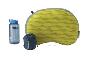 Image of Therm-a-Rest Air Head Pillow, Large, Yellow Mountains, 13185